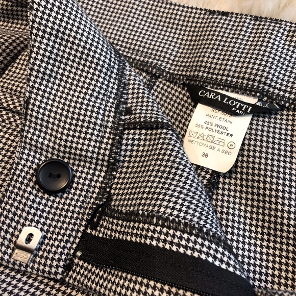 Cara Lotti • Houndstooth Career Pants - Picture 3 of 7